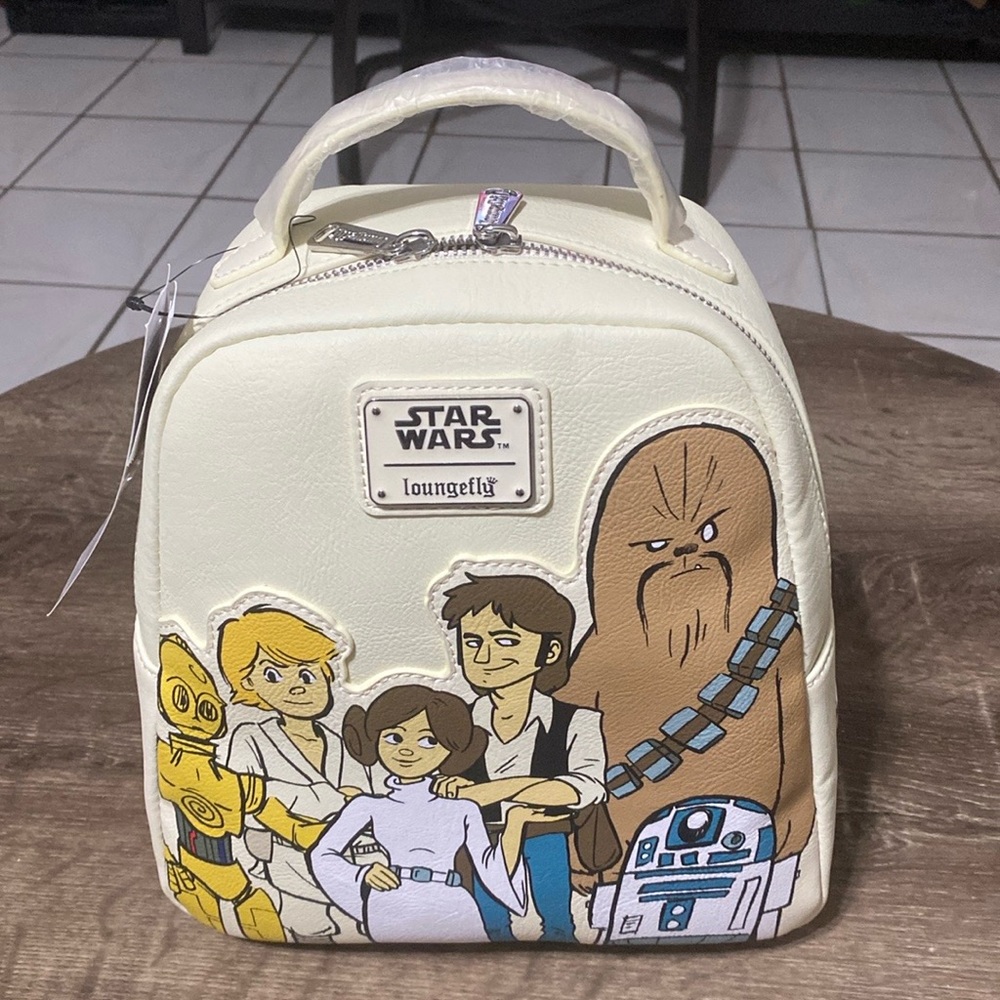 Disney Parks Loungefly Star Wars Classic Characters Backpack NWT